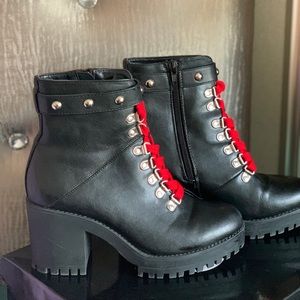 Chunky Black Boots